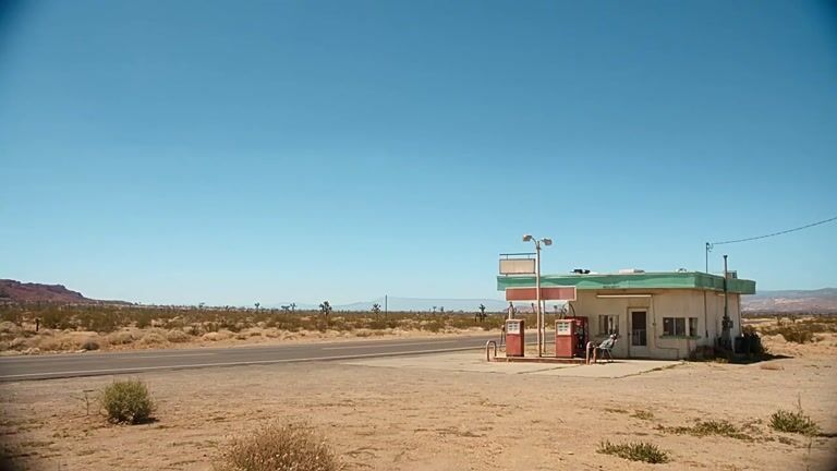 Wan 3.0 image-to-video example: an American roadside story